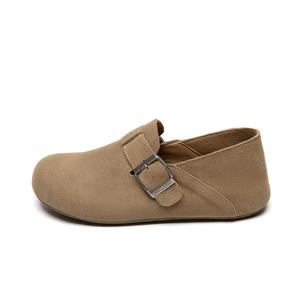 ZHR Женские повседневные туфли-лодочки - тёмный хаки[Мягкий каштан], цвет Dark Khaki[Soft Chestnut]