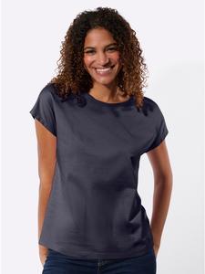 Рубашка темно-синего и экрю цвета WITT WEIDEN