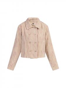 Переходная куртка faina, цвет pink wollweisser streifen