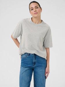 Футболка Tomina Oversized KAFFE Curve, Grey Melange