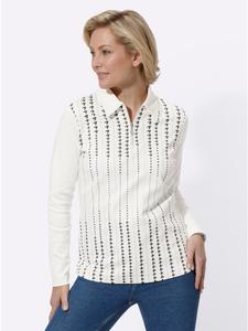 Рубашка поло с принтом экрю WITT WEIDEN