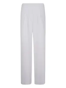 Прямые брюки со складками спереди EMPORIO ARMANI, нейтральный