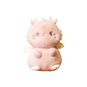 Плюшевая кукла милый маленький дракон 35 см высота OUYIN, розовый