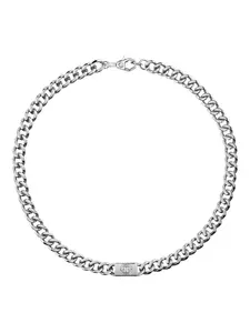 Цепочка-ожерелье Plein Tag Philipp Plein, серебристый