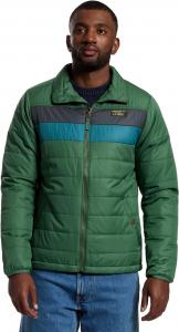 Мужская куртка Mountain Classic Puffer Color Block L.L.Bean, Evergreen/Iron