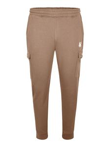 Брюки-карго SikSilk Tapered Cargo Pants, коричневый