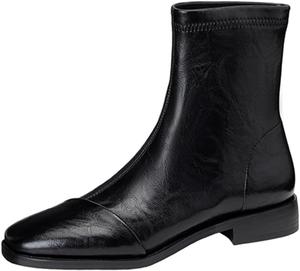 Женские удобные повседневные ретро-классические ботильоны LYYSKY. Размер соответствует длине стопы, смотрите таблицу размеров и описание товара. Размеры: US2-US13 / EU32-EU46, Black(Bk8830)