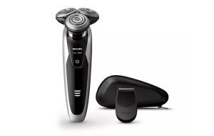 Роторная бритва S9041/12 для всего тела моющаяся для влажного и сухого бритья PHILIPS, черный