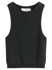 Вязаный топ MELA Nikara, черный