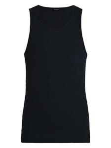 Zegna топ с U-образным вырезом, синий