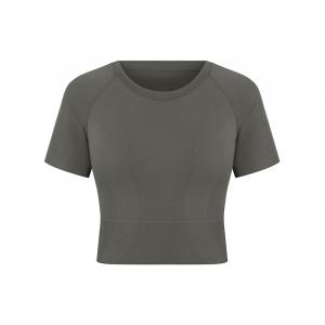 Женская бесшовная футболка Muji с защитой от ультрафиолета, черный