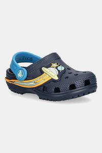 Детские шлепанцы CLASSIC UFO LIGHTS CLOG Crocs, темно-синий