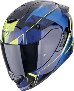 Шлем Scorpion exo-1400 evo ii air intensio, Black/Blue/Yellow
