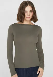 Топ с длинными рукавами и вырезом-лодочкой Tezenis, Green