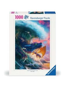 Пазл Ravensburger, 1000 деталей, «Гонка драконов», в красочном исполнении