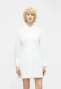 Приталенное мини-платье-рубашка Gap, Optic White