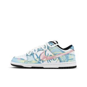 Кроссовки для скейтбординга Dunk Gorilla Mischief XJDD Graffiti Player низкие Unisex Nike, синий/розовый