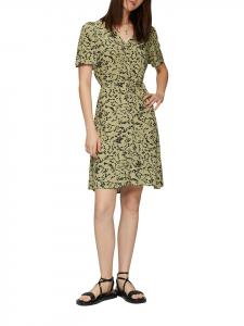 Короткое платье QS by S. Oliver, зеленый