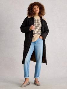 Нат водолазка в полоску из хлопковой смеси White Stuff