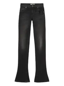 Декорированные расклешенные джинсы BLUMARINE, черный