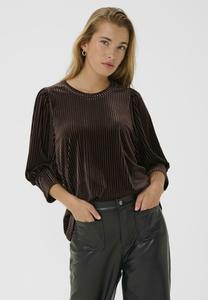 Блуза Kaffe KACACA BLOUSE, Black Coffee/Black