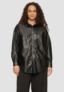 Блузка на пуговицах ELEGANTE QS, черный