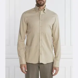 Рубашка узкого кроя Stenströms, бежевый