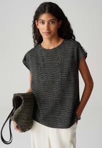 Блуза RELAXED FIT PRINT OPUS, синий