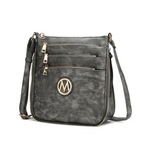 Женская сумка через плечо Salome с несколькими отделениями от Mia K MKF Collection By Mia K., цвет pewter