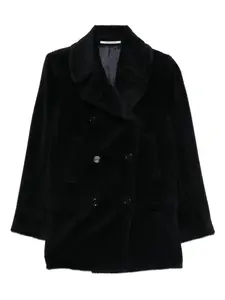 Двубортное пальто Abric Tagliatore, черный