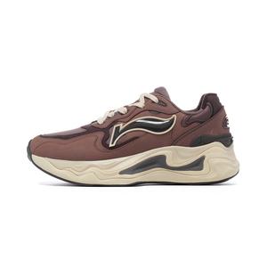 LI-NING 1990 LI NING 1990 Lava 2 Амортизирующие износостойкие низкие кеды женские коричневые - Корица/Воробьиный коричневый, цвет Cinnamon Brown/Sparrow Brown