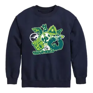 Флисовая толстовка с изображением роботов-зверей для мальчиков 8-20 лет Hot Wheels, синий