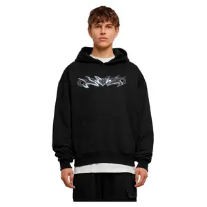 Худи Mister Tee Cagedchrome Ultra Heavy Oversize, черный