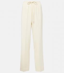 Прямые брюки Aurelia из крепа Asceno, Papyrus