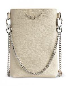 Кожаный чехол для телефона Rock Zadig & Voltaire, цвет Ivory/Cream