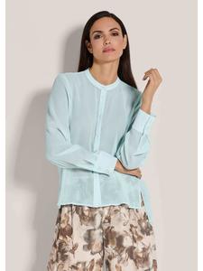 MADELEINE Шифоновая блузка цвета шалфея