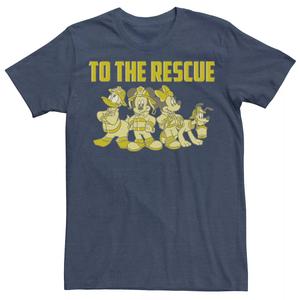 Мужская футболка «Микки и друзья Firefighters To The Rescue» Disney