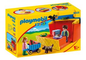 Playmobil 1.2.3, блоки Переносной ларек, 9123
