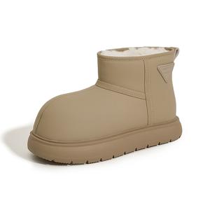 Milan love song Теплые и износостойкие короткие зимние сапоги для женщин - абрикос, цвет Apricot