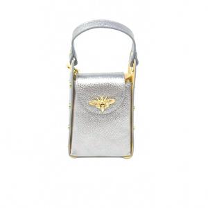 Сумка Meaux в серебристом цвете German Fuentes