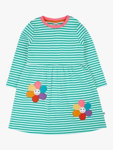 Детское платье Tammy из хлопка в полоску Frugi
