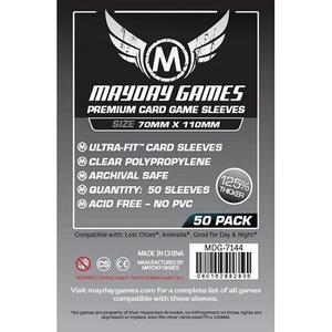 Чехол для карточек Mayday Premium 50X Clear Card Sleeves 70 X 110Mm Mayday Games