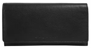 Кошелек bugatti "PUNTO", натуральная кожа, черный