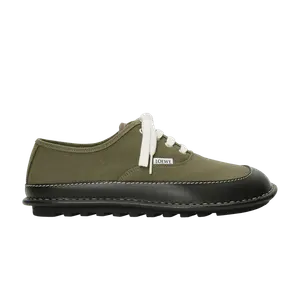 Кроссовки Loewe Bay Lace-Up 'Khaki Green Black', зеленый