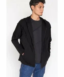 Худи большого размера "Торнадо Март" Tornado Mart, цвет Black