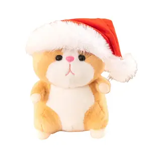 Плюшевая кукла милый золотистый медвежонок Mongoose высота 25см/30см OU DI PIG, желтый