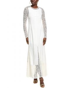 SIMKHAI Brinda Комбинированное платье, белый