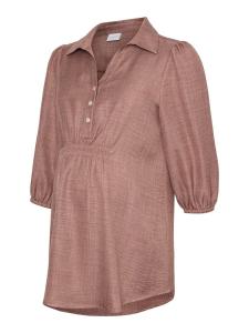 MAMALICIOUS Блузка в каштаново-коричневом цвете