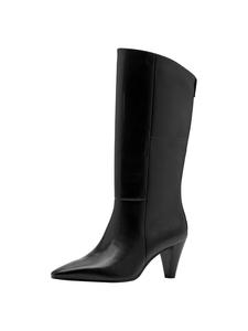 Ботильоны из ЧЕРНОЙ КОЖИ Tamaris