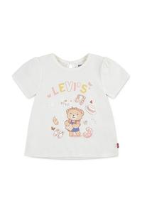 Детская футболка LIV SS SMOCKED SLV TEE Levi'S, бежевый